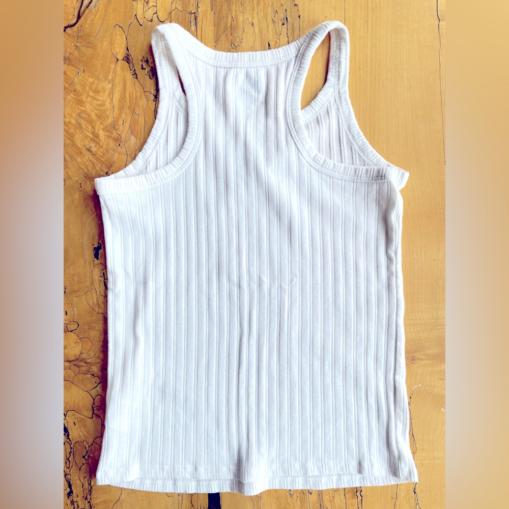 Girl’s Ribbed Halter Style Tank Top - Picture 3 of 3